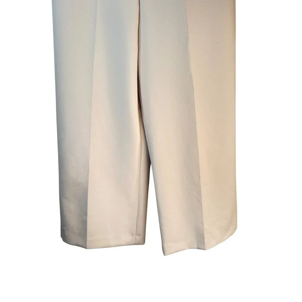 2/$30 ZARA Size 26 Womens Beige Wide-Leg Culottes